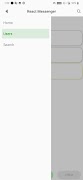 برنامه‌نما React Messenger عکس از صفحه