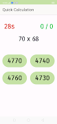 7 Schermata Fast Calcuation Practice