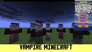 Vampire Mod for Minecraft PE 포스터