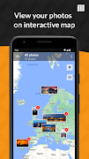 برنامه‌نما Photos Map عکس از صفحه