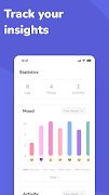 Mood Tracker & Daily Journal اسکرین شاٹ 1