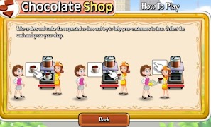 Chocolaterie shop game captura de pantalla 2