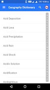 Geography Dictionary Screenshot 2