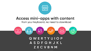 Fleksy fast emoji keyboard app screenshot 1