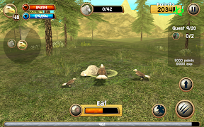 4 Schermata Wild Eagle Sim 3D