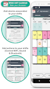 برنامه‌نما Work Shift Calendar عکس از صفحه