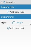 برنامه‌نما Custom Unit Converter عکس از صفحه
