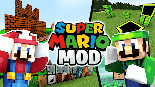 Mod Super Mario Minecraft PE-poster