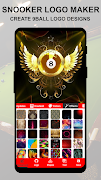 Snooker Logo Maker : Billiard Screenshot 2