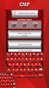 Tema De Teclado Vermelho imagem de tela 2