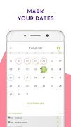 3 Schermata Period Tracker Ovulation Calen