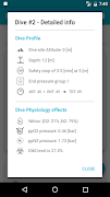 Dive Planner ภาพหน้าจอ 1