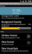 Nice Simple Clock (Widget) capture d'écran 3