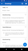 Learn French Phrasebook Pro screenshot 1