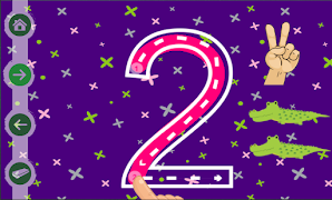 برنامه‌نما numbers for kids عکس از صفحه