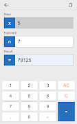5 Schermata Exponent Calculator