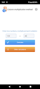 Column multiplication method screenshot 4