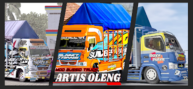 Poster Mod Bussid Truk Oleng Artis