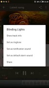 The Weeknd - Blinding Lights poster