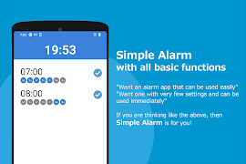 Poster Simple Alarm