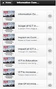 Information Communication Tech capture d'écran 3