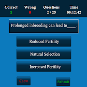7 Schermata Genetics MCQ