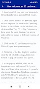 Erase And Format SD Card Guide پوسٹر