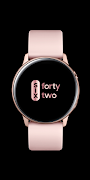 Rose Gold Time: Watch Face 截圖 6