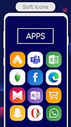 برنامه‌نما Soft - Icon Pack S عکس از صفحه
