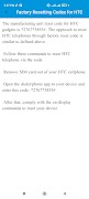 Factory Resetting Codes скриншот 2