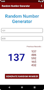Random Number Generator screenshot 2