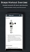 برنامه‌نما Biceps Workout Exercises عکس از صفحه