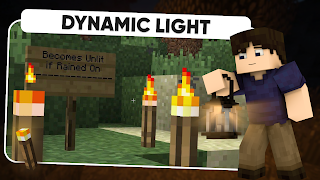 Realistic Torch: Minecraft Mod ảnh chụp màn hình 1