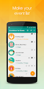 برنامه‌نما Countdown for Events عکس از صفحه