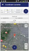 برنامه‌نما Coordinates Converter عکس از صفحه
