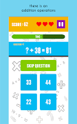 Basic Arithmetic Quiz ảnh chụp màn hình 1