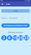 Finnish Lotto Vikinglotto Keno screenshot 1