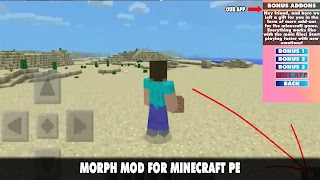 Morph Mod for Minecraft PE স্ক্রিনশট 1