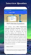 Learn PHP اسکرین شاٹ 5