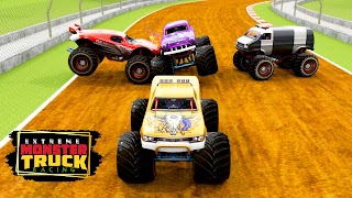 Extreme Moster truck Racing 3D poster