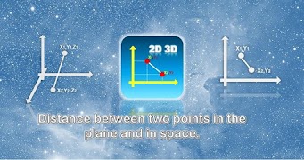 Distance Points 2D 3D Calculat 포스터