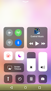 برنامه‌نما Control Center IOS 11 عکس از صفحه