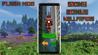 Mod Flash Superhero Minecraft اسکرین شاٹ 6