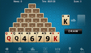 PYRAMID SOLITAIRE captura de pantalla 3