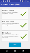 3 Schermata OTG Test For RF Explorer