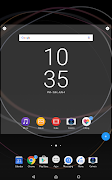 برنامه‌نما Loops Theme (Black) عکس از صفحه