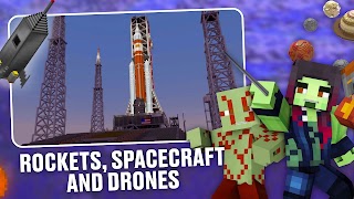 Space Rocket Mod for Minecraft 截图 2