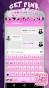 پوستر Pink Diamond Keyboard