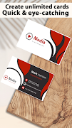 Business Card Maker, Visiting imagem de tela 4