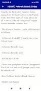 Device sim unlock codes guide imagem de tela 1